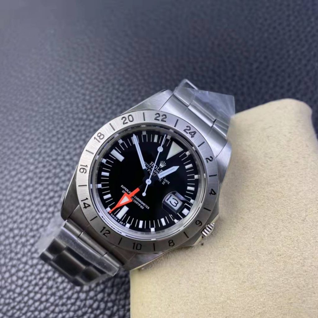 Replica Rolex Vintage Explorer II Black Dial 