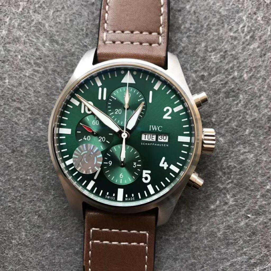 New Pilot Watch IW3777 with Green Dial From ZF